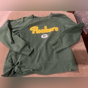 Girls NFL packets crew neck with site tie
